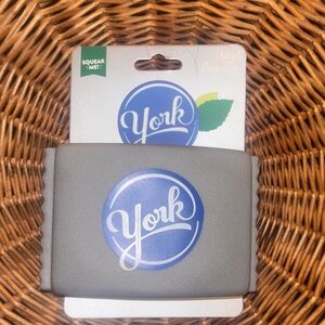 York Gray Vinyl Dog Toy